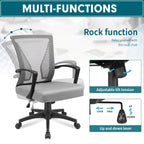Chaise de bureau ergonomique Homall en maille avec support lombaire