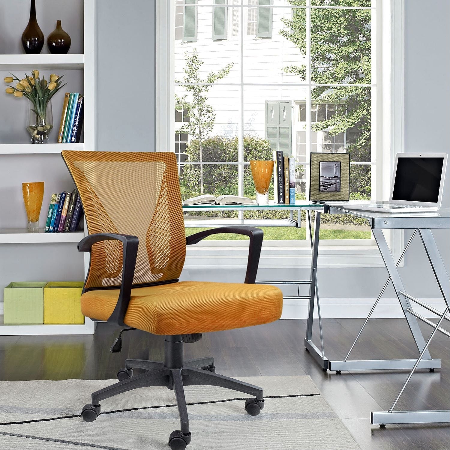 Chaise de bureau ergonomique Homall en maille avec support lombaire
