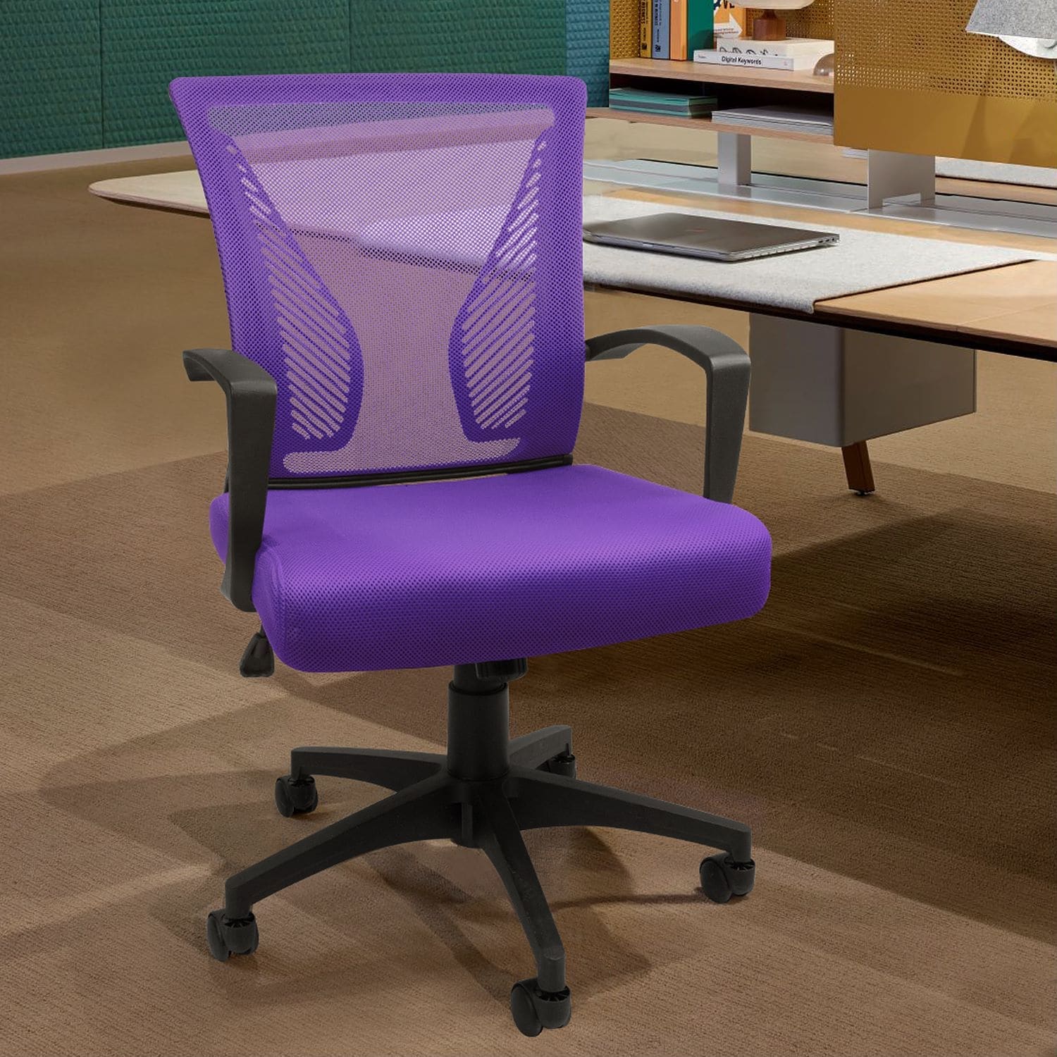 Chaise de bureau ergonomique Homall en maille avec support lombaire