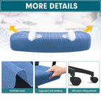 Chaise de bureau ergonomique Homall en maille avec support lombaire