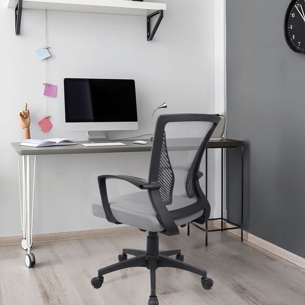 Chaise de bureau ergonomique Homall en maille avec support lombaire