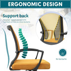 Chaise de bureau ergonomique Homall en maille avec support lombaire