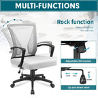 Chaise de bureau ergonomique Homall en maille avec support lombaire