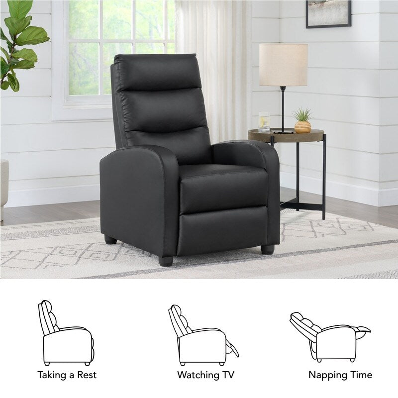 Fauteuil inclinable à dossier relevable Olivia