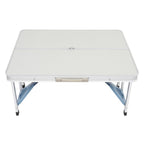 Table et chaise de camping pliantes monobloc en alliage d'aluminium