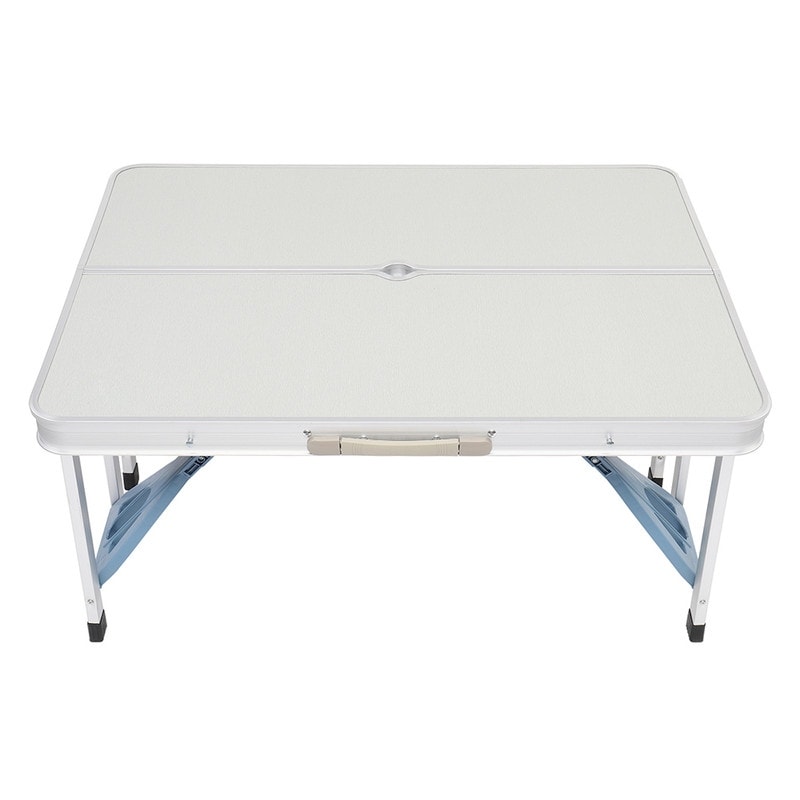 Table et chaise de camping pliantes monobloc en alliage d'aluminium