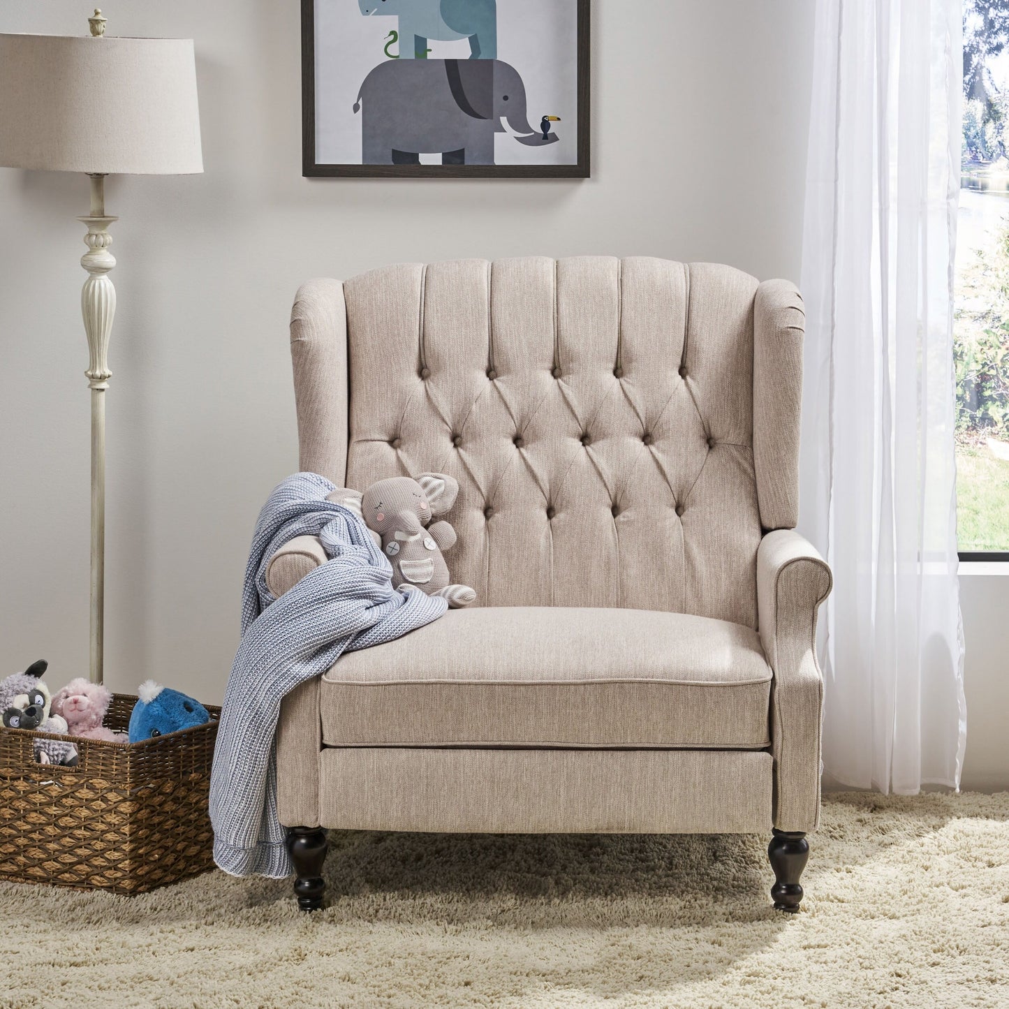 Fauteuil inclinable une place et demie
