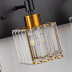 Luminaires de salle de bain Ora Modern en cristal à intensité variable sur miroir Glam Vanity Lights