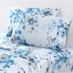 Parure de draps à poches profondes en satin de coton biologique Azores Home 300 fils