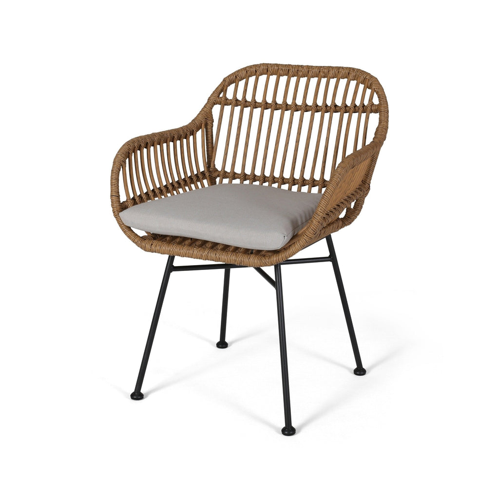 Chaises de patio Orlando en imitation rotin (lot de 2) par Christopher Knight Home