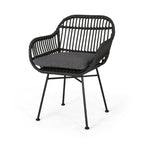Chaises de patio Orlando en imitation rotin (lot de 2) par Christopher Knight Home