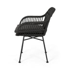 Chaises de patio Orlando en imitation rotin (lot de 2) par Christopher Knight Home