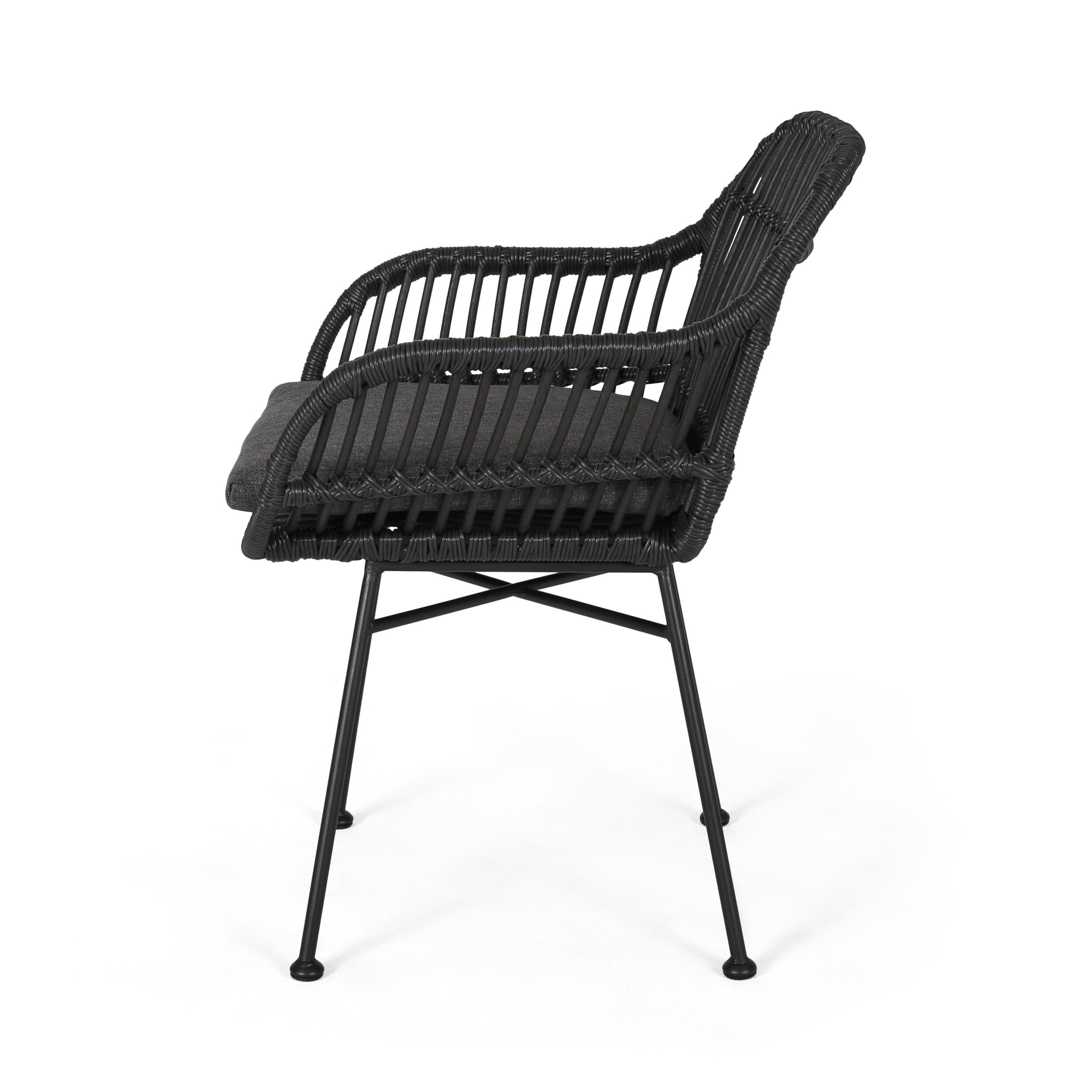 Chaises de patio Orlando en imitation rotin (lot de 2) par Christopher Knight Home