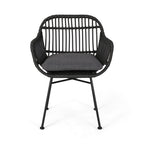 Chaises de patio Orlando en imitation rotin (lot de 2) par Christopher Knight Home