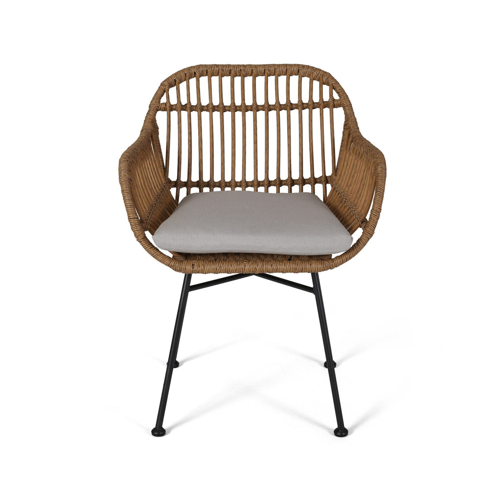 Chaises de patio Orlando en imitation rotin (lot de 2) par Christopher Knight Home