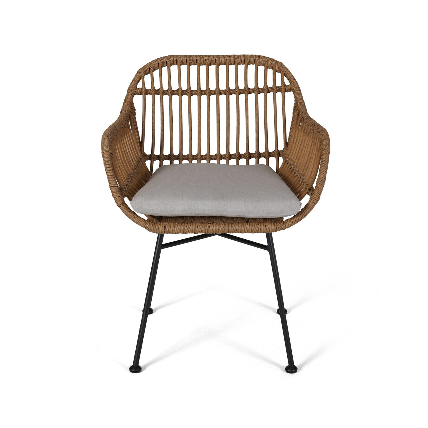 Chaises de patio Orlando en imitation rotin (lot de 2) par Christopher Knight Home