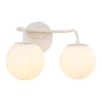 Luminaire de coiffeuse moderne à LED en métal et verre dépoli, par JONATHAN Y