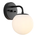 Luminaire de coiffeuse moderne à LED en métal et verre dépoli, par JONATHAN Y