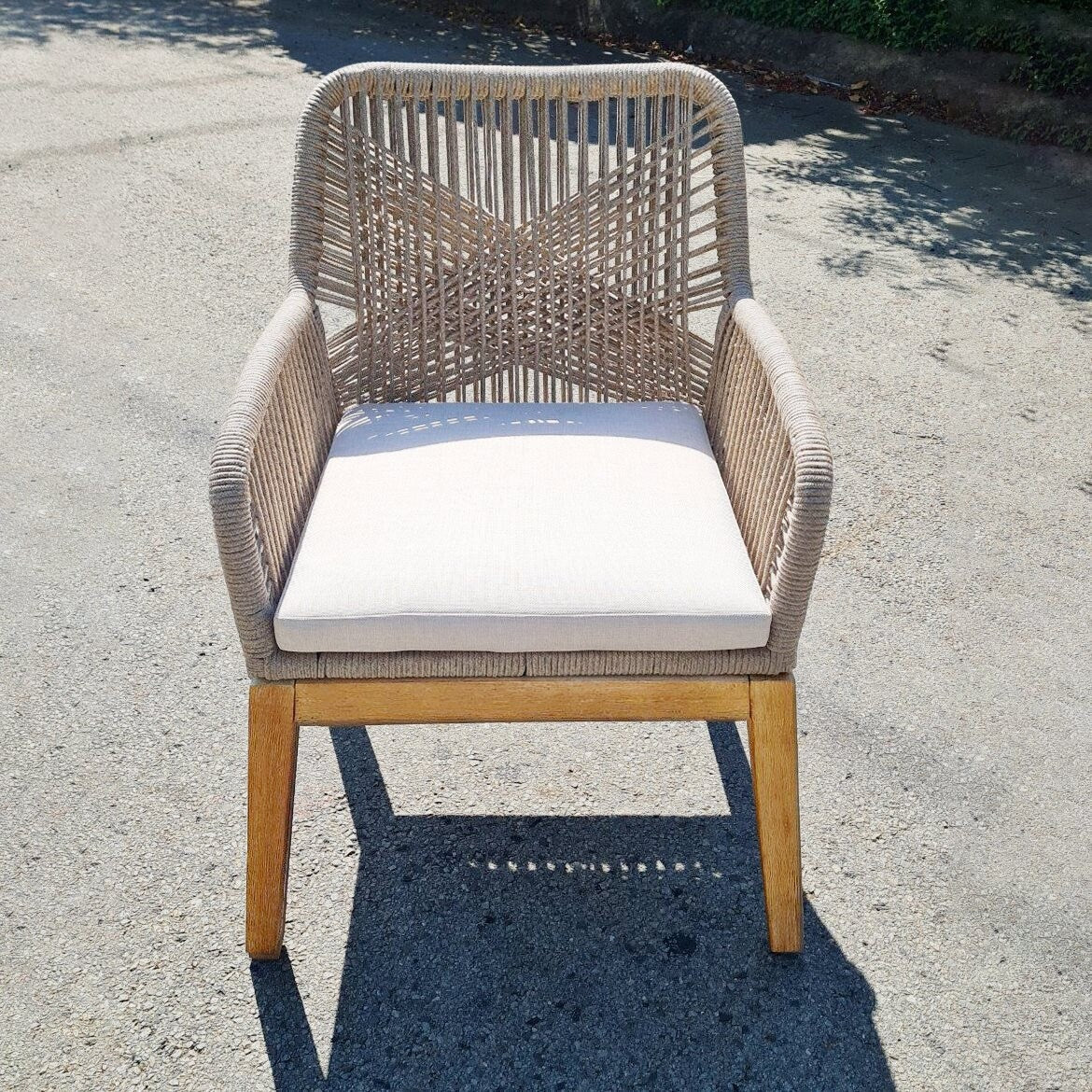 Chaise en corde tressée Ottawa - Naturel (ensemble de 2)