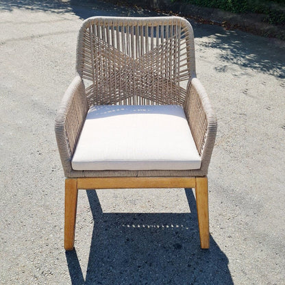 Chaise en corde tressée Ottawa - Naturel (ensemble de 2)