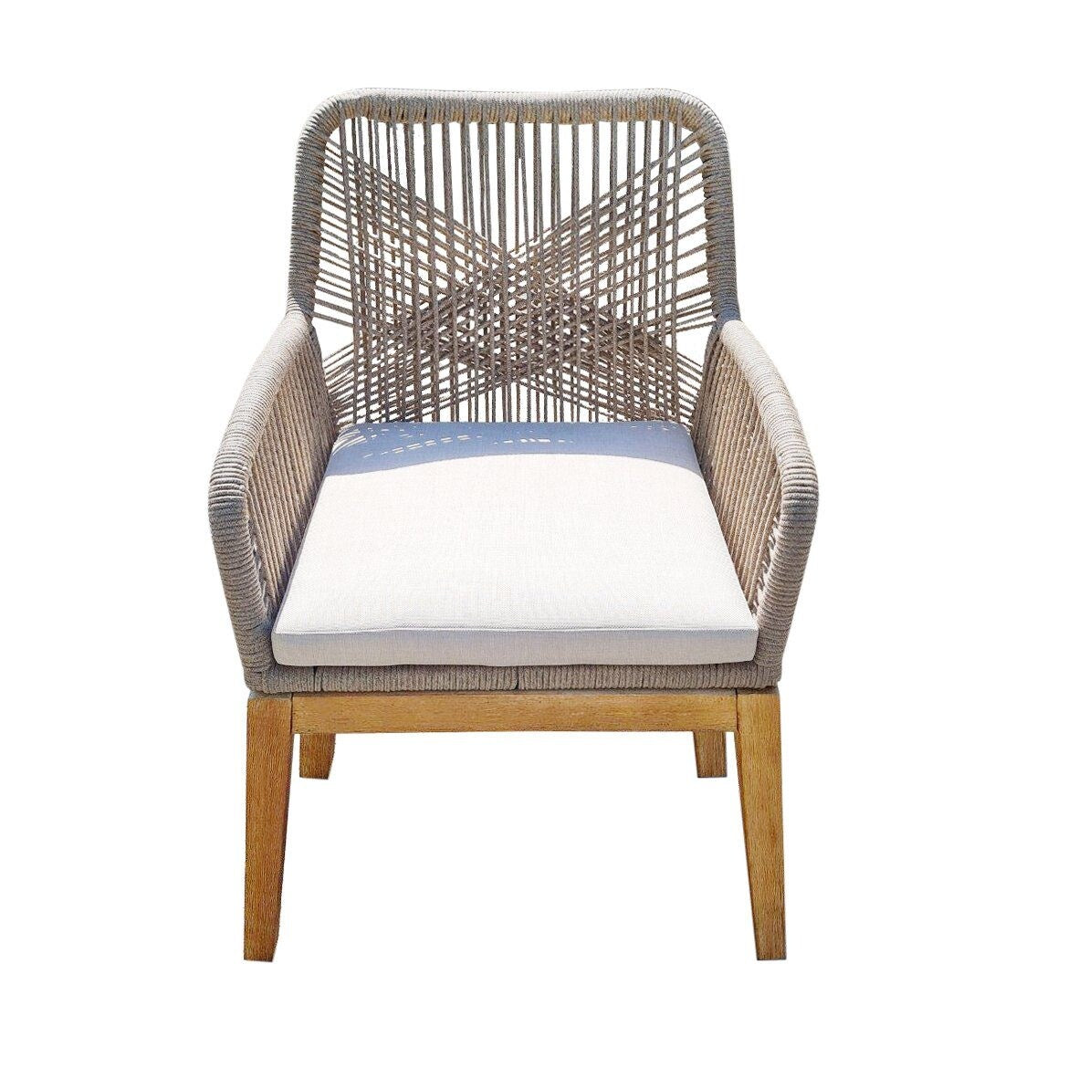 Chaise en corde tressée Ottawa - Naturel (ensemble de 2)
