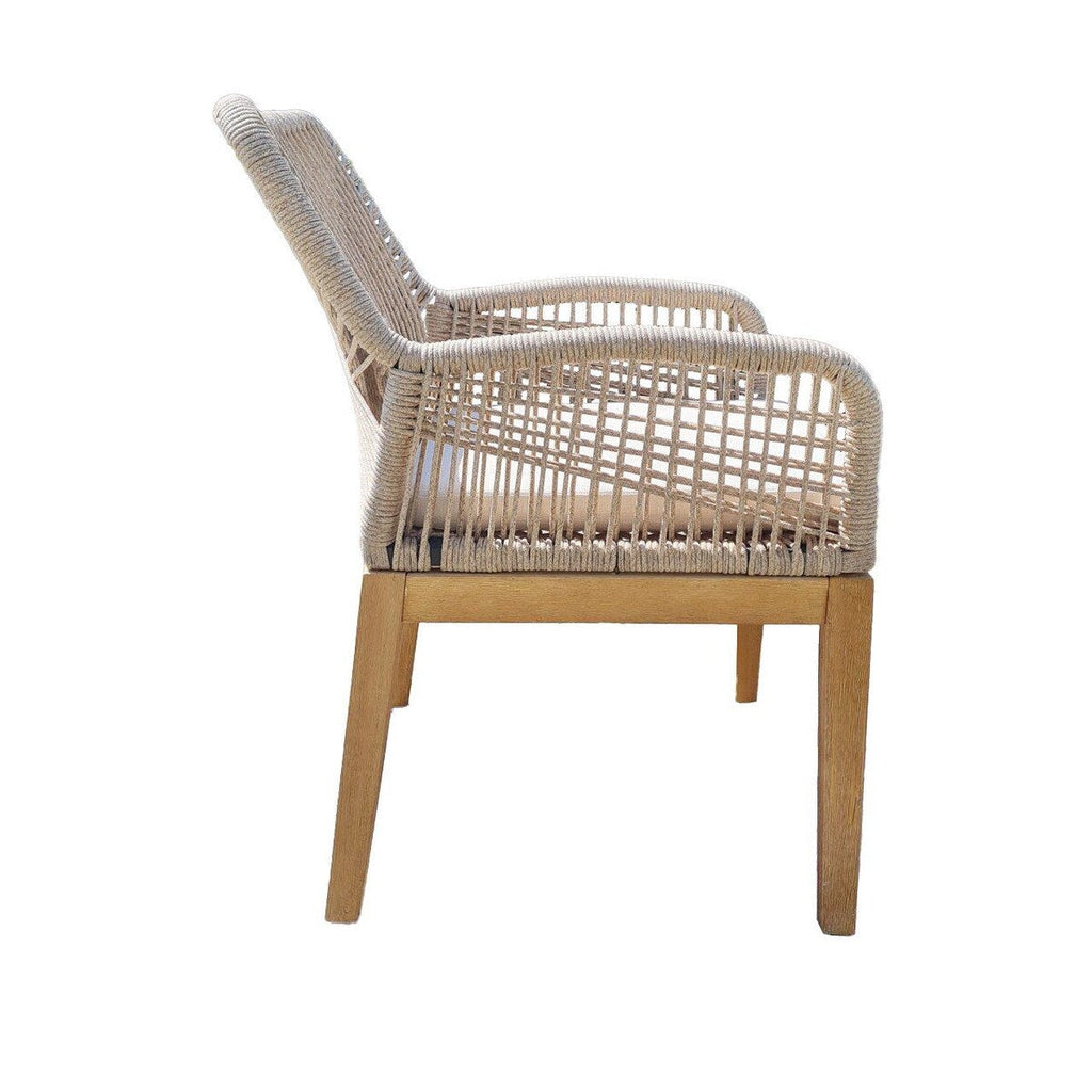 Chaise en corde tressée Ottawa - Naturel (ensemble de 2)