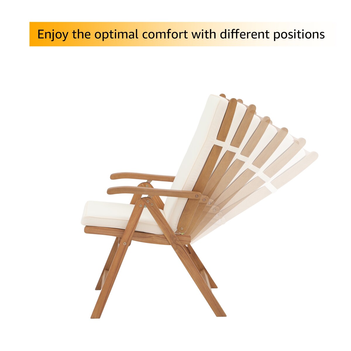 Ensemble de salle à manger d'extérieur 5 pièces en bois d'acacia avec table extensible