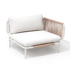 Ensemble de canapé sectionnel rembourré pour extérieur, ensemble de conversation pour meubles de patio, combinaison libre
