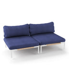 Ensemble de canapé sectionnel rembourré pour extérieur, ensemble de conversation pour meubles de patio, combinaison libre