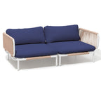 Ensemble de canapé sectionnel rembourré pour extérieur, ensemble de conversation pour meubles de patio, combinaison libre