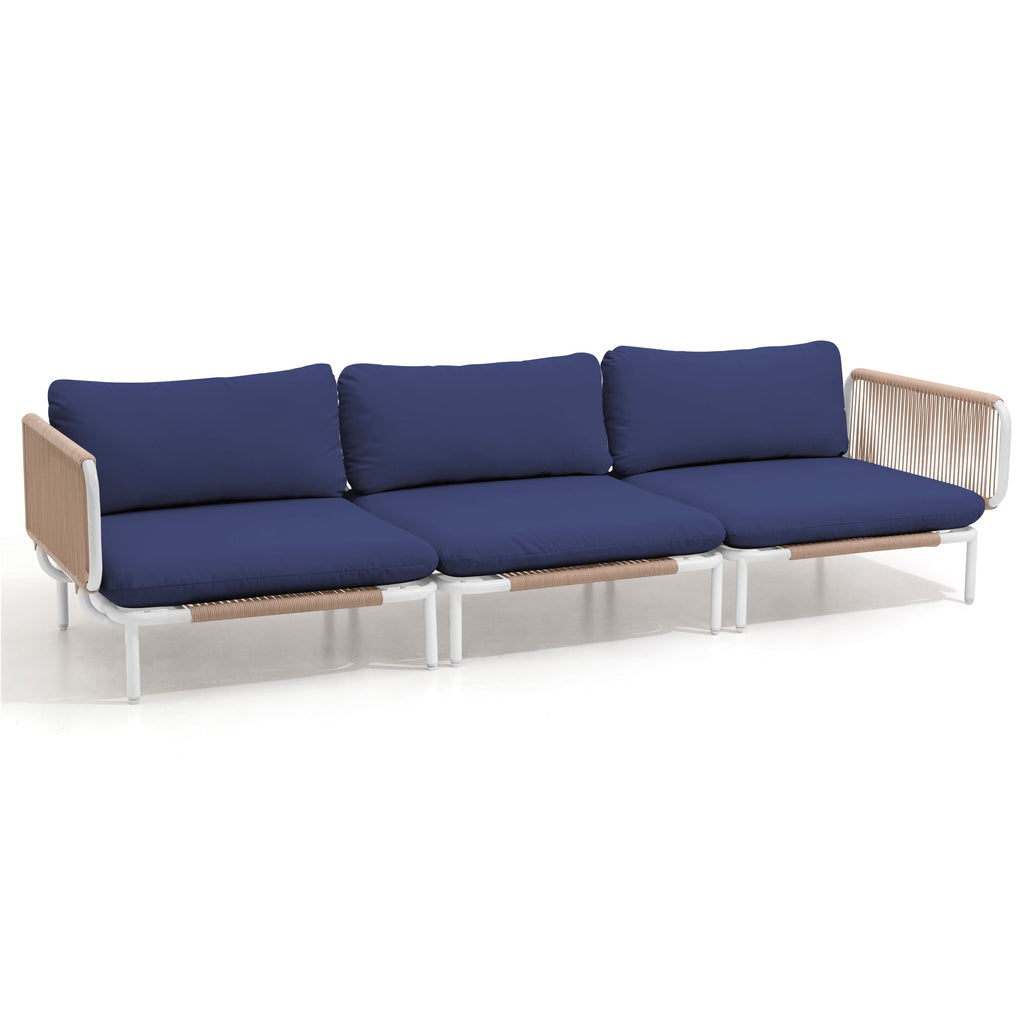 Ensemble de canapé sectionnel rembourré pour extérieur, ensemble de conversation pour meubles de patio, combinaison libre