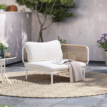 Ensemble de canapé sectionnel rembourré pour extérieur, ensemble de conversation pour meubles de patio, combinaison libre
