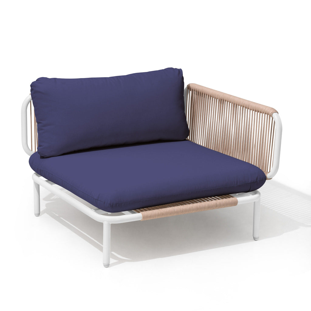 Ensemble de canapé sectionnel rembourré pour extérieur, ensemble de conversation pour meubles de patio, combinaison libre