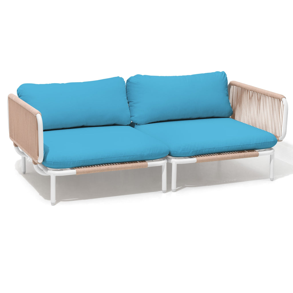 Ensemble de canapé sectionnel rembourré pour extérieur, ensemble de conversation pour meubles de patio, combinaison libre