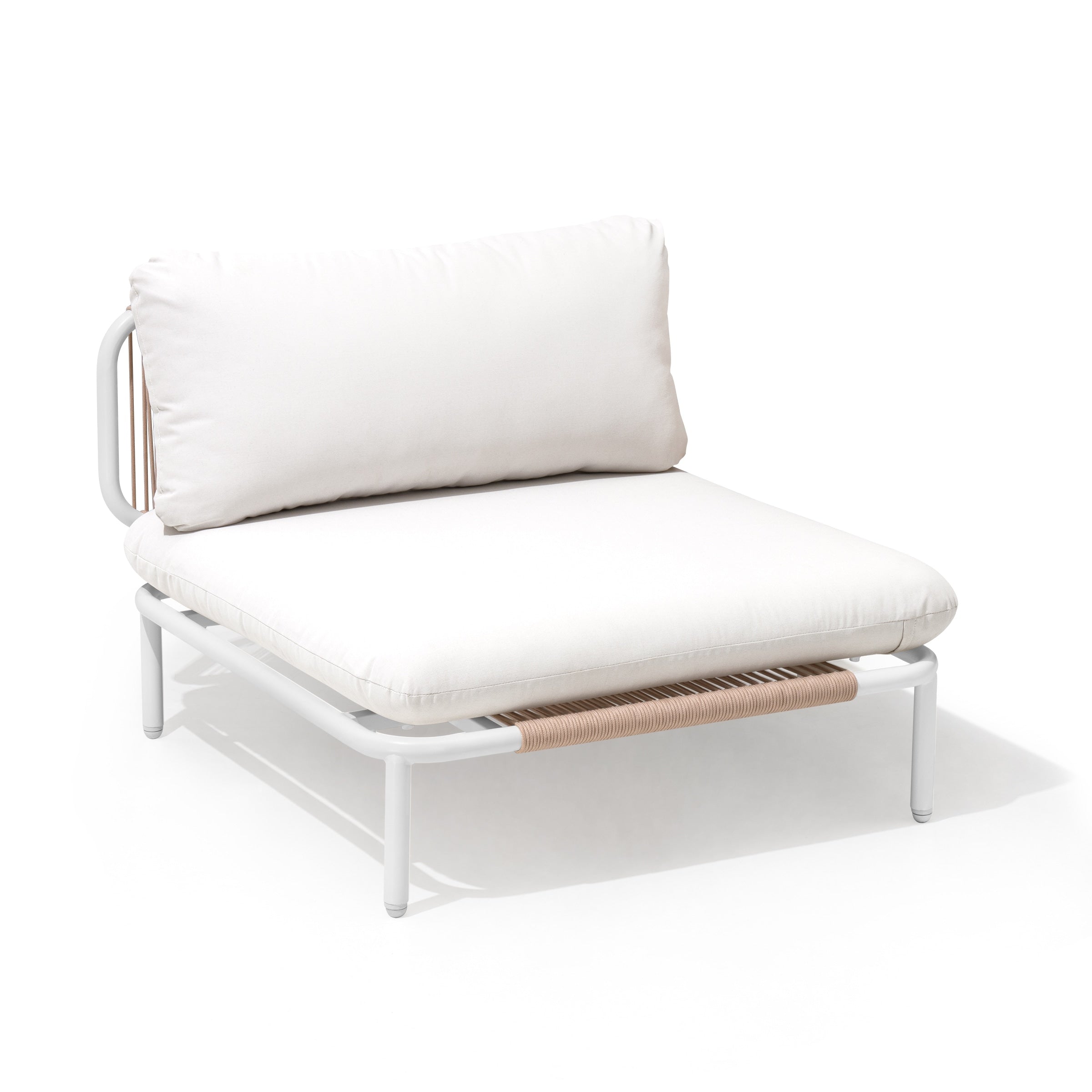 Ensemble de canapé sectionnel rembourré pour extérieur, ensemble de conversation pour meubles de patio, combinaison libre