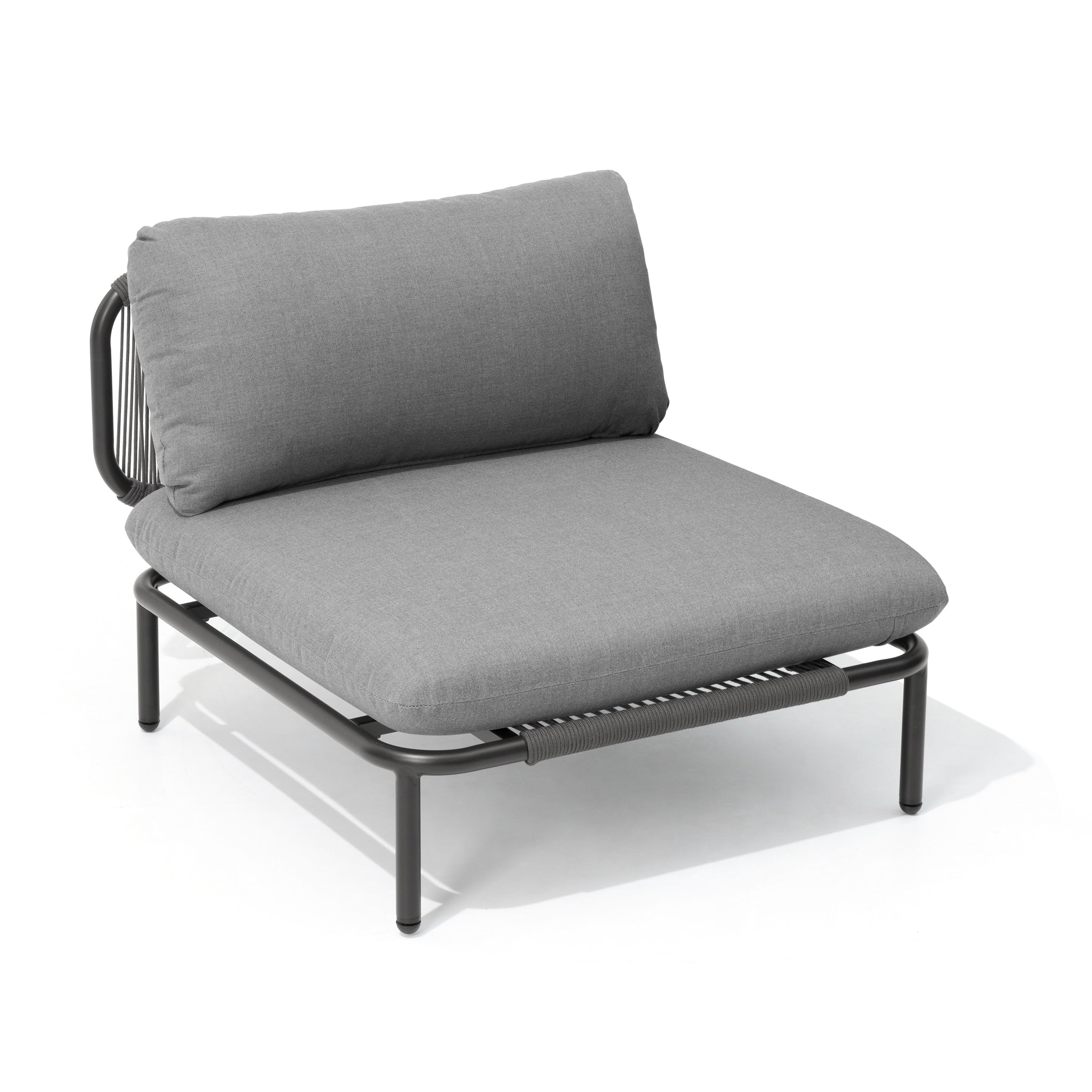 Ensemble de canapé sectionnel rembourré pour extérieur, ensemble de conversation pour meubles de patio, combinaison libre