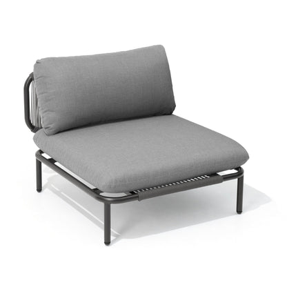 Ensemble de canapé sectionnel rembourré pour extérieur, ensemble de conversation pour meubles de patio, combinaison libre
