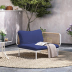Ensemble de canapé sectionnel rembourré pour extérieur, ensemble de conversation pour meubles de patio, combinaison libre