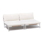 Ensemble de canapé sectionnel rembourré pour extérieur, ensemble de conversation pour meubles de patio, combinaison libre