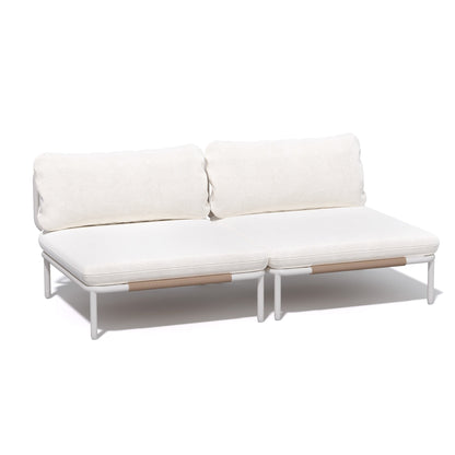Ensemble de canapé sectionnel rembourré pour extérieur, ensemble de conversation pour meubles de patio, combinaison libre