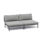 Ensemble de canapé sectionnel rembourré pour extérieur, ensemble de conversation pour meubles de patio, combinaison libre