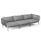 Ensemble de canapé sectionnel rembourré pour extérieur, ensemble de conversation pour meubles de patio, combinaison libre