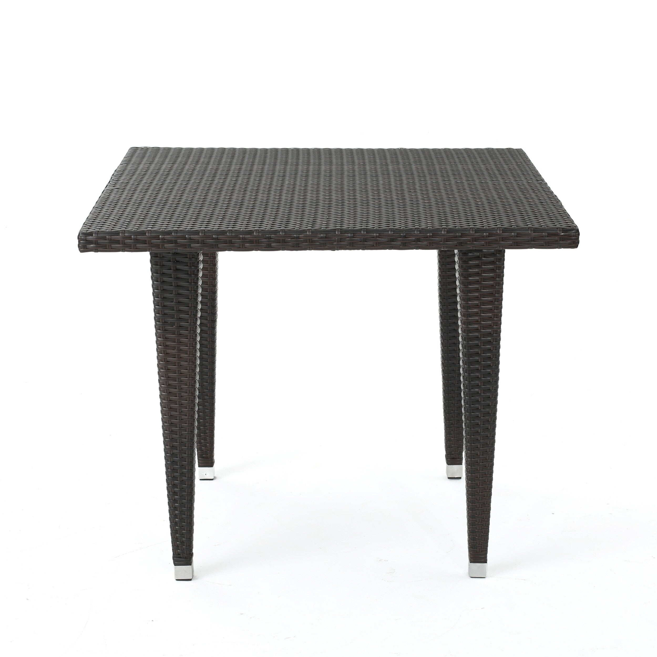 Ensemble de salle à manger d'extérieur Delani 5 pièces en osier par Christopher Knight Home