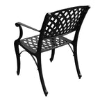 Ensemble de salle à manger rond d'extérieur en treillis de 59 po avec plateau tournant et six chaises - N/A