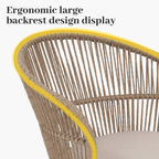 Ensemble de salle à manger d'extérieur avec chaises et table extensible