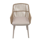 Ensemble de salle à manger d'extérieur avec chaises et table extensible (7 pièces)