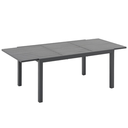 Ensemble de salle à manger d'extérieur avec chaises et table extensible