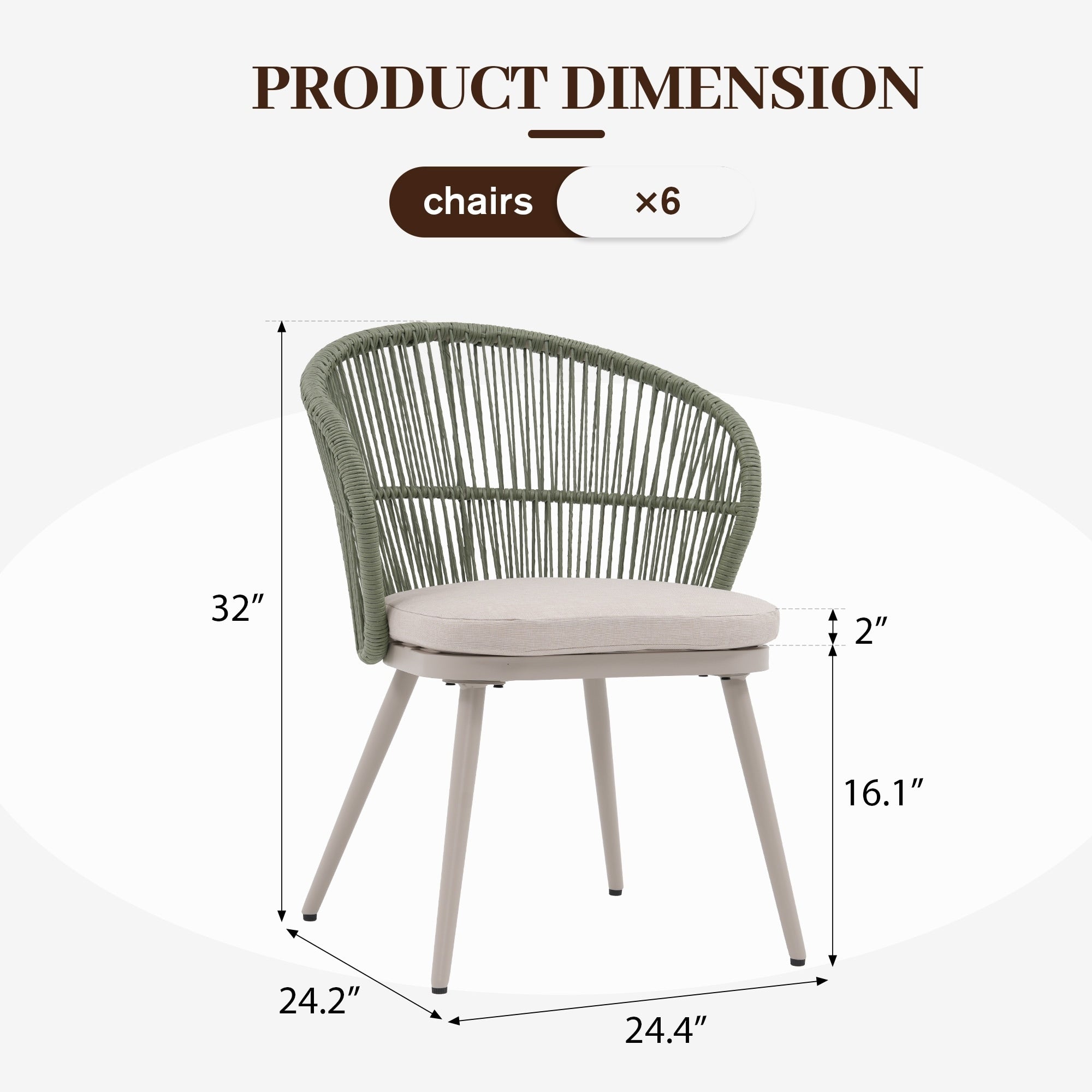 Ensemble de salle à manger d'extérieur avec chaises et table extensible