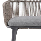 Ensemble de salle à manger d'extérieur avec chaises et table extensible (7 pièces)