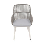 Ensemble de salle à manger d'extérieur avec chaises et table extensible (7 pièces)